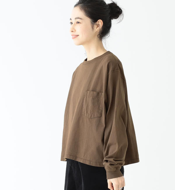 BEAMSBOY「【別注】Goodwear &times; BEAMS BOY / カスタム ビッグ ロングスリーブ Tシャツ」|Tシャツ・カットソー|