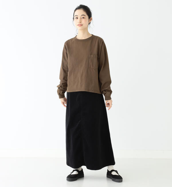BEAMSBOY「【別注】Goodwear &times; BEAMS BOY / カスタム ビッグ ロングスリーブ Tシャツ」|Tシャツ・カットソー|