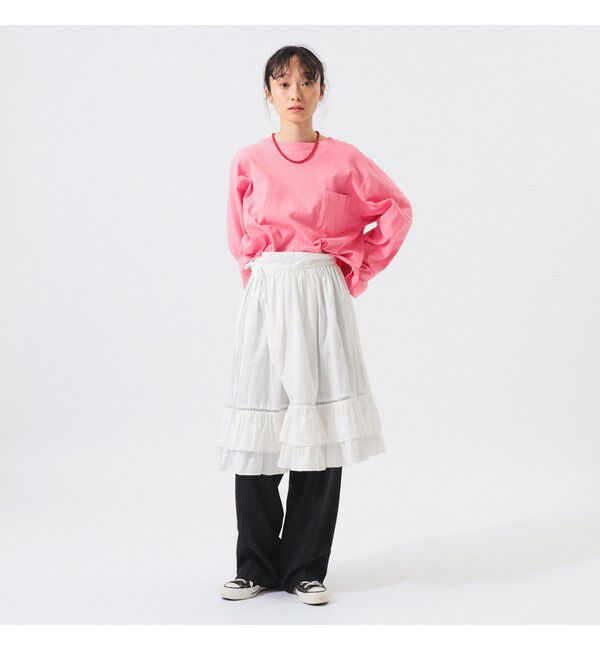 BEAMSBOY「【別注】Goodwear &times; BEAMS BOY / カスタム ビッグ ロングスリーブ Tシャツ」|Tシャツ・カットソー|