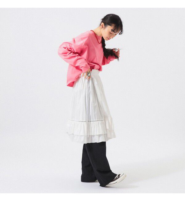 BEAMSBOY「【別注】Goodwear &times; BEAMS BOY / カスタム ビッグ ロングスリーブ Tシャツ」|Tシャツ・カットソー|