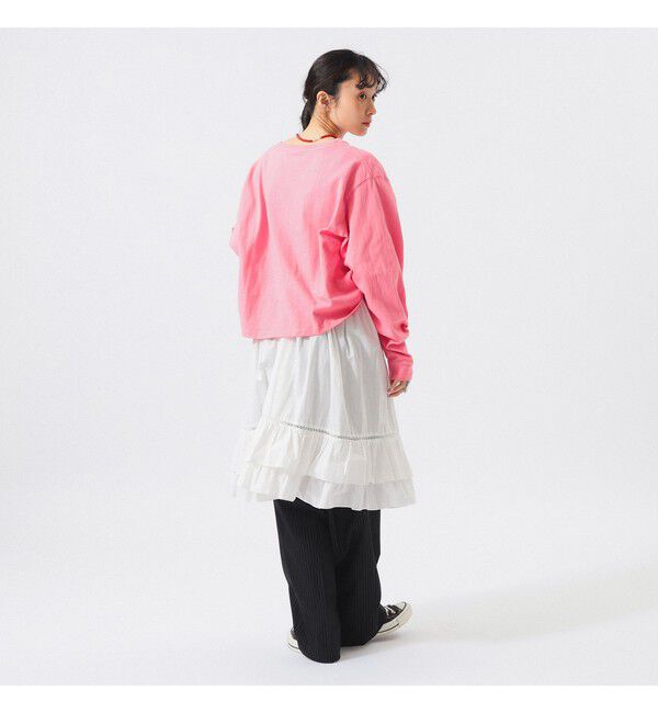 BEAMSBOY「【別注】Goodwear &times; BEAMS BOY / カスタム ビッグ ロングスリーブ Tシャツ」|Tシャツ・カットソー|