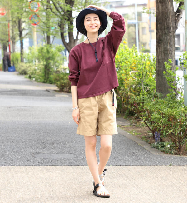 BEAMSBOY「【別注】Goodwear &times; BEAMS BOY / カスタム ビッグ ロングスリーブ Tシャツ」|Tシャツ・カットソー|