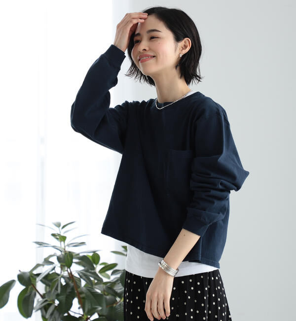 BEAMSBOY「【別注】Goodwear &times; BEAMS BOY / カスタム ビッグ ロングスリーブ Tシャツ」|Tシャツ・カットソー|