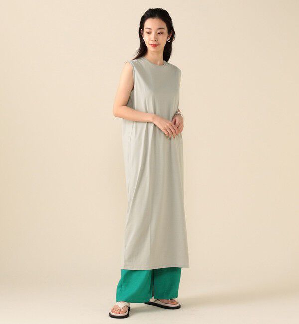 BEAMS SELECTION for WOMEN「ATON / スビン ノースリーブドレス」|ワンピース|