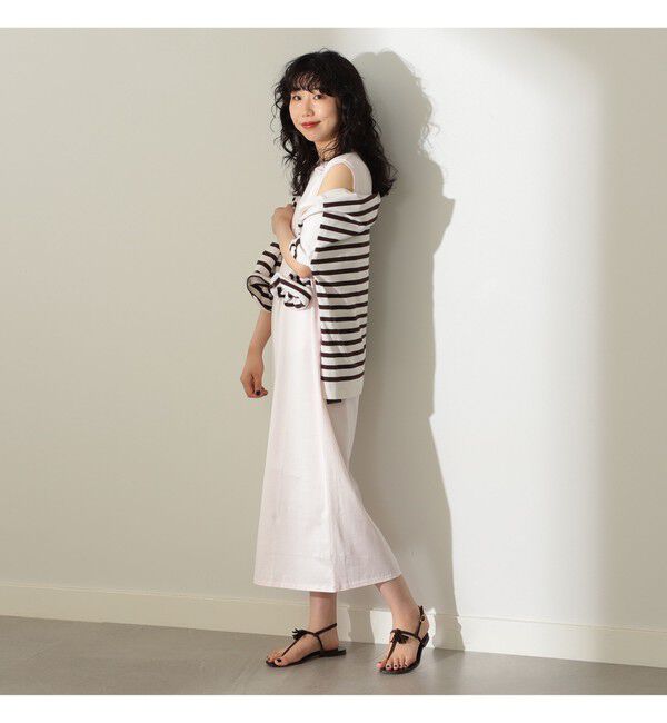 BEAMS SELECTION for WOMEN「ATON / スビン ノースリーブドレス」|ワンピース|