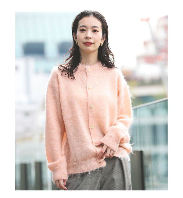 BEAMS SELECTION for WOMEN「AURALEE / BRUSHED SUPER MOHAIR KNIT CARDIGAN」|ニット・セーター|