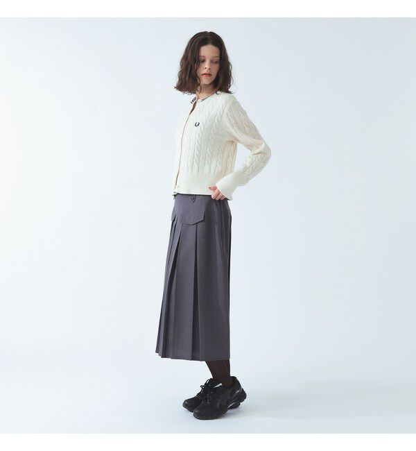 Ray BEAMS 「【別注】FRED PERRY / ケーブル ニット カーディガン」|カーディガン|
