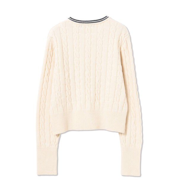 Ray BEAMS 「【別注】FRED PERRY / ケーブル ニット カーディガン」|カーディガン|