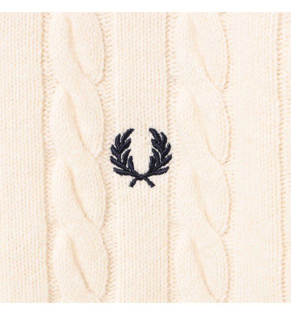 Ray BEAMS 「【別注】FRED PERRY / ケーブル ニット カーディガン」|カーディガン|