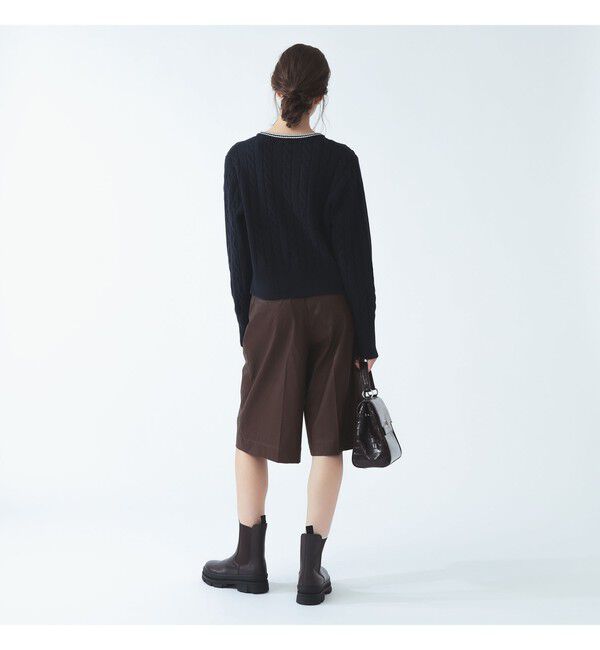Ray BEAMS 「【別注】FRED PERRY / ケーブル ニット カーディガン」|カーディガン|