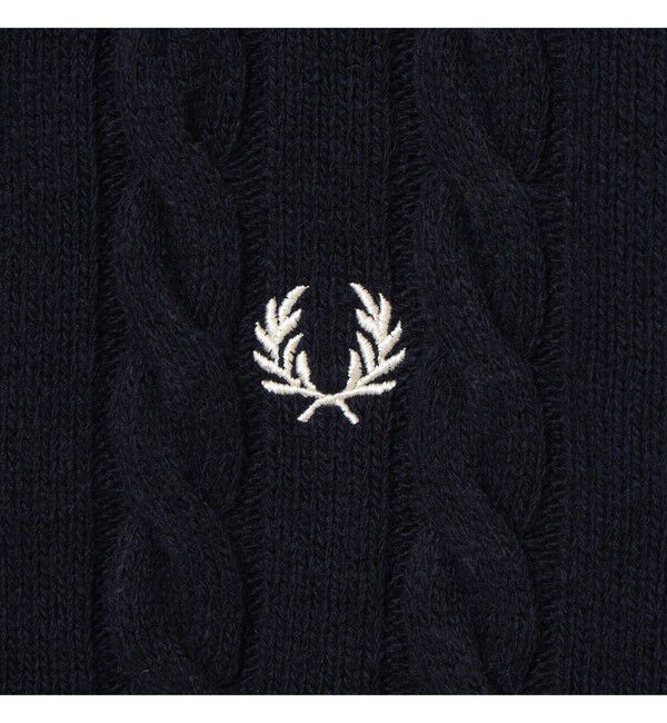 Ray BEAMS 「【別注】FRED PERRY / ケーブル ニット カーディガン」|カーディガン|