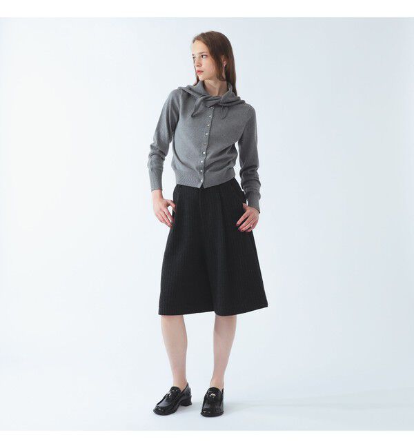 Ray BEAMS 「ニット スカーフ セット カーディガン」|カーディガン|