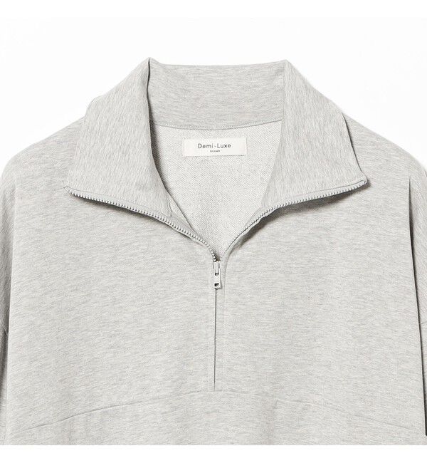 Demi-Luxe BEAMS 「ハーフジップ 裏毛 プルオーバー」|Tシャツ・カットソー|