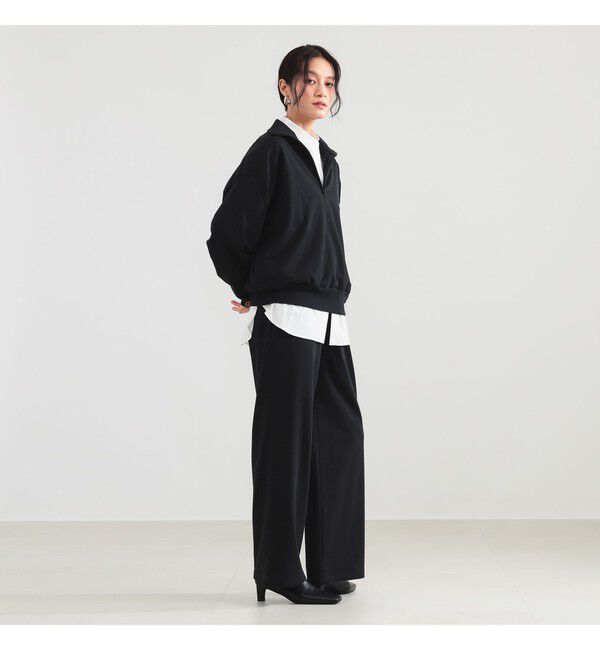 Demi-Luxe BEAMS 「ハーフジップ 裏毛 プルオーバー」|Tシャツ・カットソー|