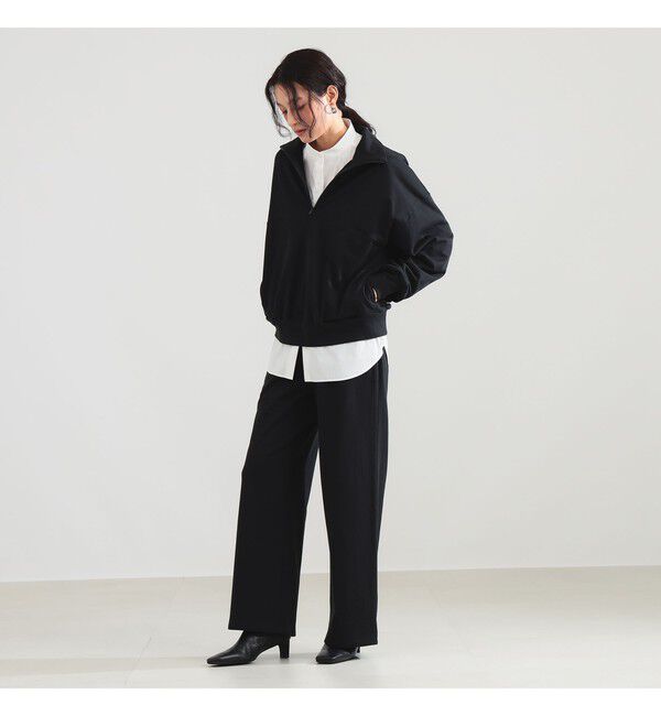 Demi-Luxe BEAMS 「ハーフジップ 裏毛 プルオーバー」|Tシャツ・カットソー|