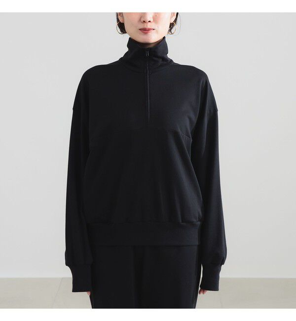Demi-Luxe BEAMS 「ハーフジップ 裏毛 プルオーバー」|Tシャツ・カットソー|