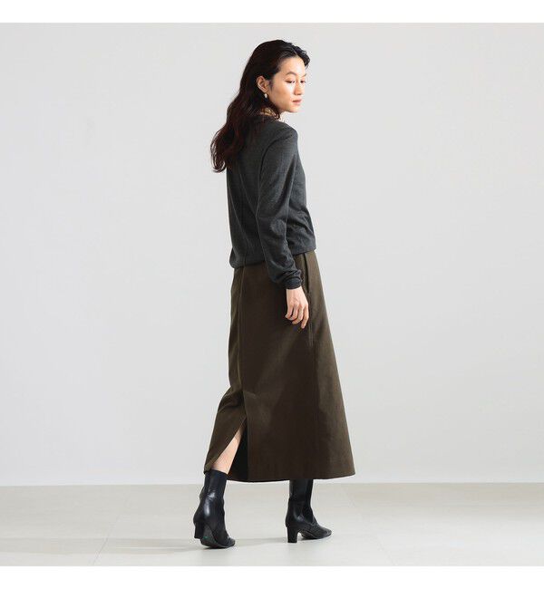 Demi-Luxe BEAMS 「フェイク スエード スカート」|スカート|