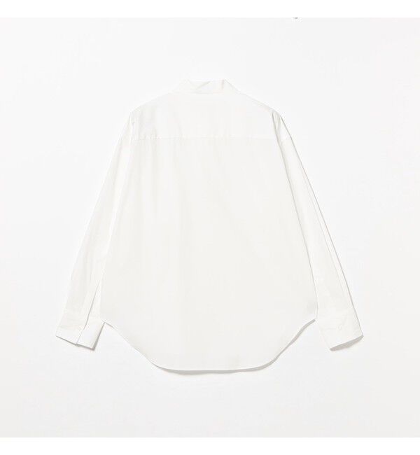 Demi-Luxe BEAMS 「コットンナイロン スタンドネック シャツ」|シャツ・ブラウス|