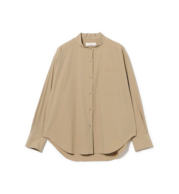 Demi-Luxe BEAMS 「コットンナイロン スタンドネック シャツ」|シャツ・ブラウス|