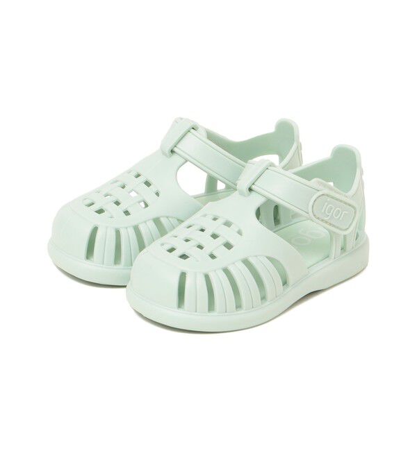 SHIPS KIDS「igor:12～18cm / TOBBY SOLID サンダル」|サンダル|ライトグリーン