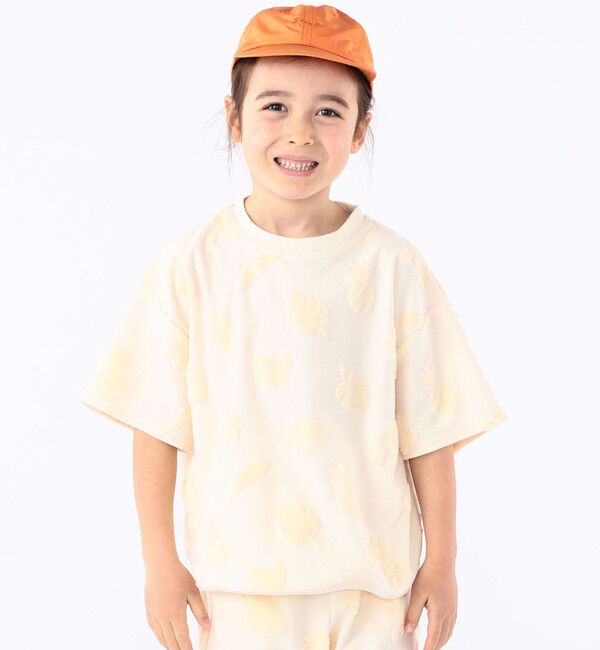 SHIPS KIDS「SHIPS KIDS:100～130cm / パイル ジャカード TEE」|Tシャツ・カットソー|