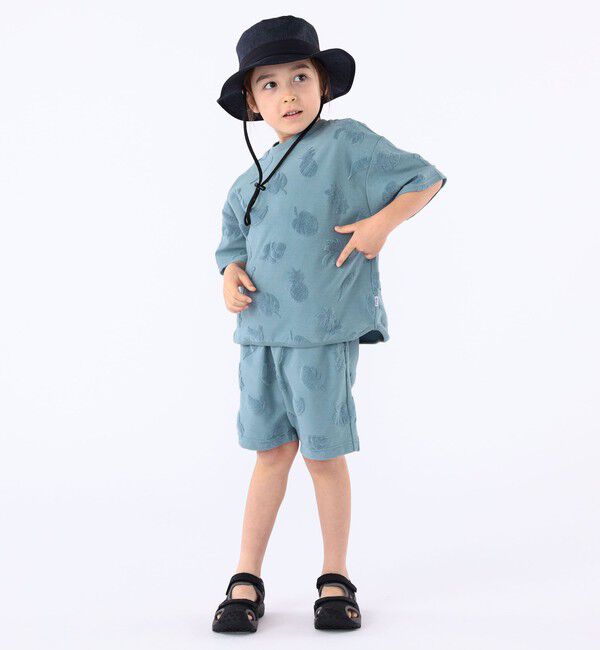 SHIPS KIDS「SHIPS KIDS:100～130cm / パイル ジャカード TEE」|Tシャツ・カットソー|