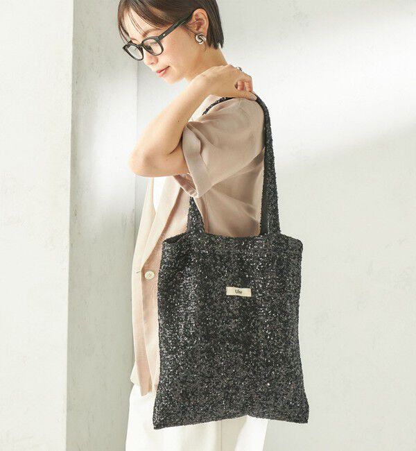 一部SHIPS別注】Uhr: スパンコール トート バッグ（SHIPS for women