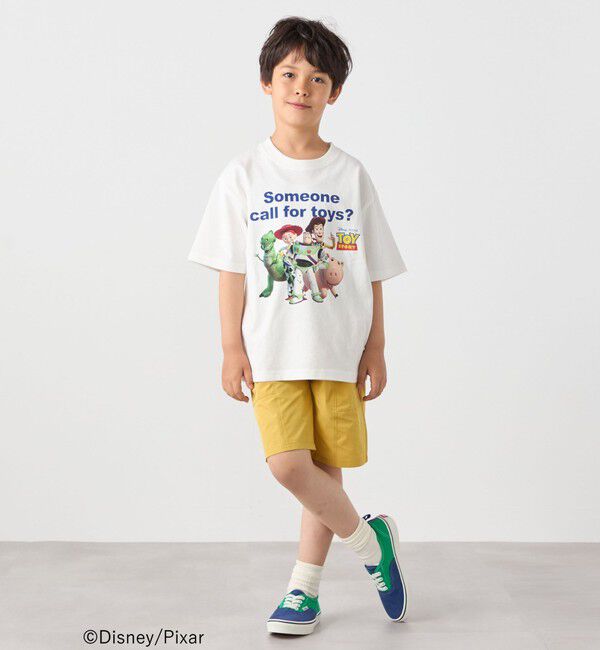 SHIPS any「SHIPS any: TOYSTORY/トイ・ストーリー/ プリント ロゴ TEE <KIDS>◇」|Tシャツ・カットソー|