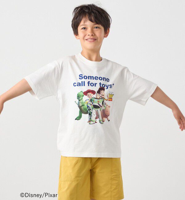 SHIPS any「SHIPS any: TOYSTORY/トイ・ストーリー/ プリント ロゴ TEE <KIDS>◇」|Tシャツ・カットソー|