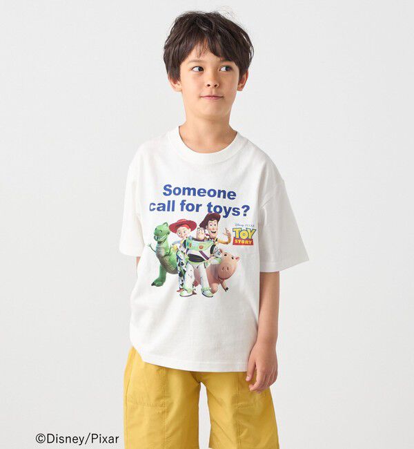SHIPS any「SHIPS any: TOYSTORY/トイ・ストーリー/ プリント ロゴ TEE <KIDS>◇」|Tシャツ・カットソー|