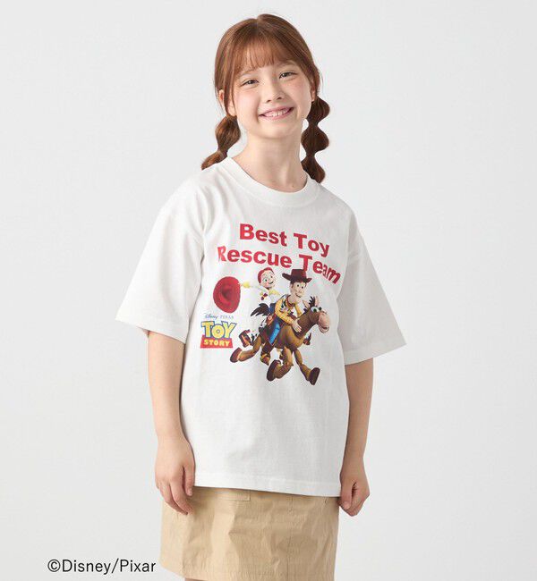 SHIPS any「SHIPS any: TOYSTORY/トイ・ストーリー/ プリント ロゴ TEE <KIDS>◇」|Tシャツ・カットソー|
