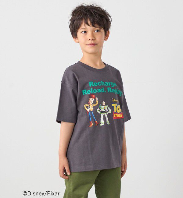 SHIPS any「SHIPS any: TOYSTORY/トイ・ストーリー/ プリント ロゴ TEE <KIDS>◇」|Tシャツ・カットソー|