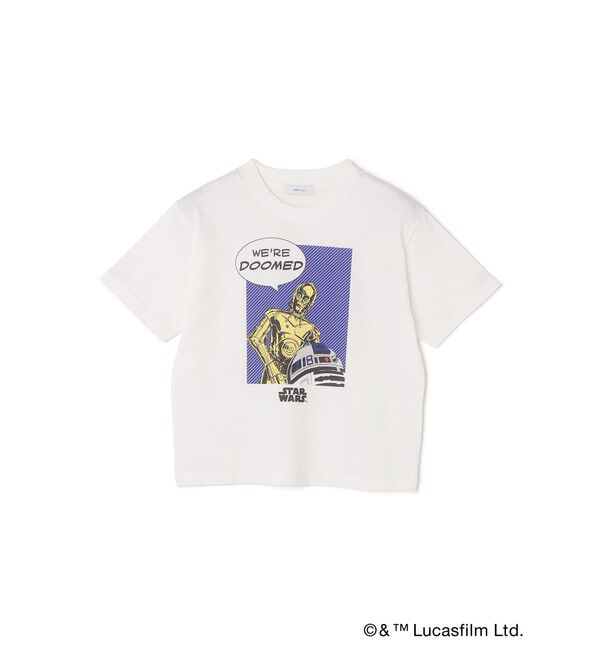 SHIPS any「SHIPS any: [STAR WARS / スター・ウォーズ] グラフィック Tシャツ <KIDS>◇」|Tシャツ・カットソー|ホワイト系その他