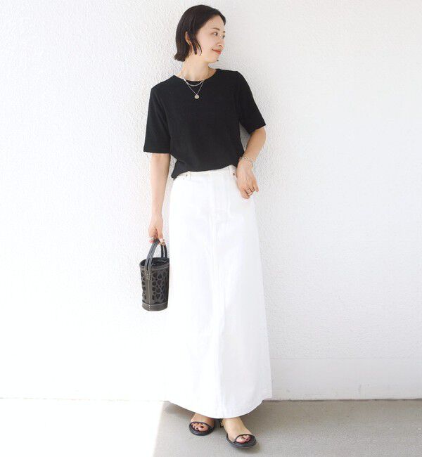 SHIPS for women「ランダム  パイル コンパクト TEE」|Tシャツ・カットソー|