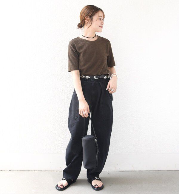 SHIPS for women「ランダム  パイル コンパクト TEE」|Tシャツ・カットソー|