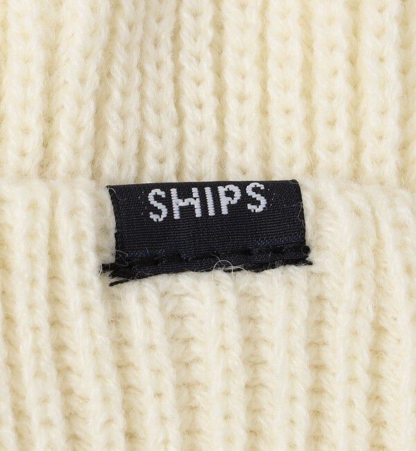 SHIPS KIDS「SHIPS KIDS:ポンポン ニット ワッチ」|ニット帽|