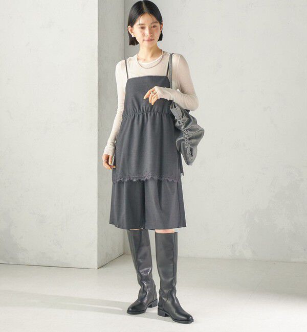 SHIPS for women「《予約》〈手洗い可能〉カシミヤ混 シアー テレコ プルオーバー」|Tシャツ・カットソー|