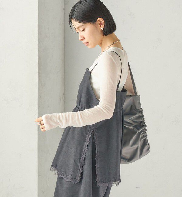 SHIPS for women「《予約》〈手洗い可能〉カシミヤ混 シアー テレコ プルオーバー」|Tシャツ・カットソー|