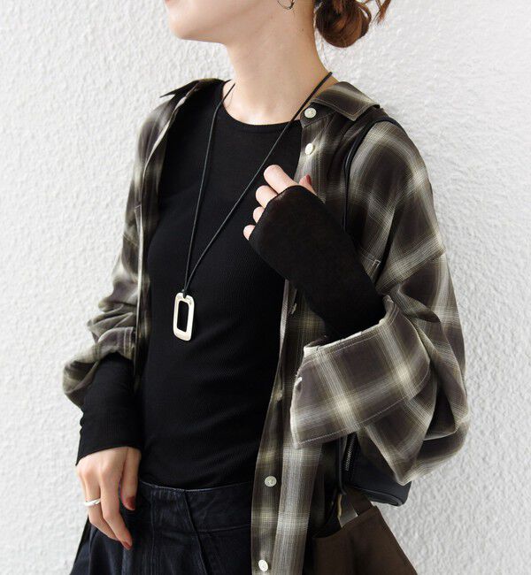 SHIPS for women「《予約》〈手洗い可能〉カシミヤ混 シアー テレコ プルオーバー」|Tシャツ・カットソー|