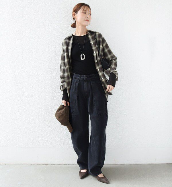 SHIPS for women「《予約》〈手洗い可能〉カシミヤ混 シアー テレコ プルオーバー」|Tシャツ・カットソー|