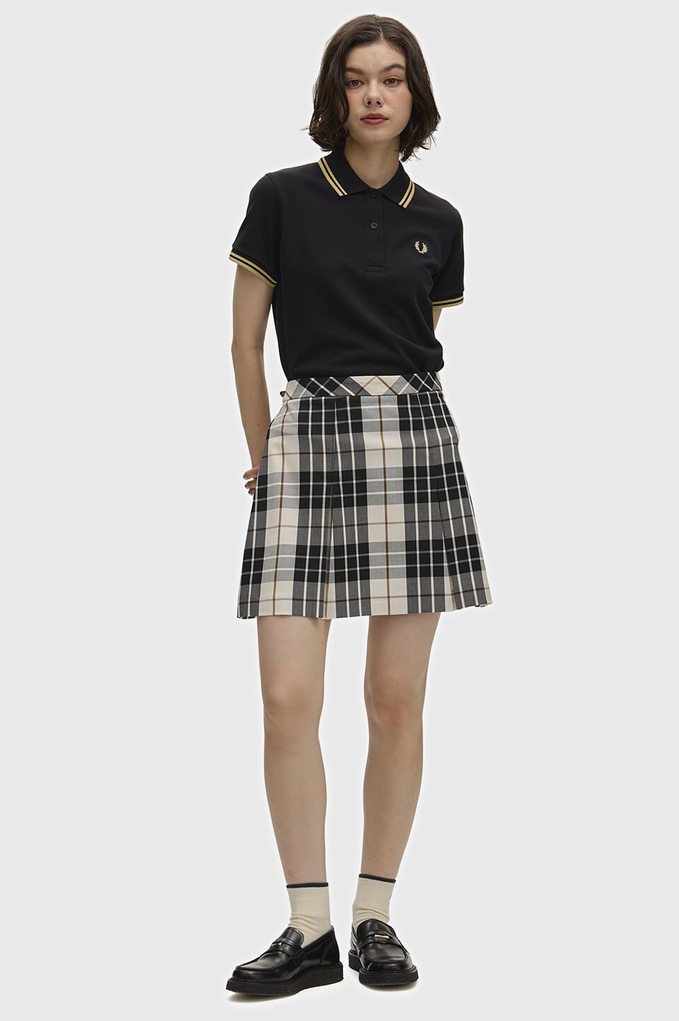 FRED PERRY 「FRED PERRY／Tartan Skirt／タータンチェックスカート」|スカート|ECRU