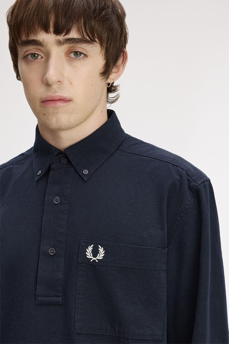 FRED PERRY 「FRED PERRY／Cotton Slub Pullover Shirt／コットンスラブプルオーバーシャツ」|シャツ・ブラウス|