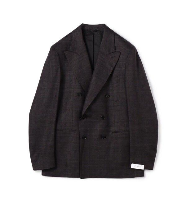 TOMORROWLAND MENS「【別注】De Petrillo SIBILLA シルクネップ ダブルブレステッド6Bジャケット」|テーラードジャケット|19 ブラック