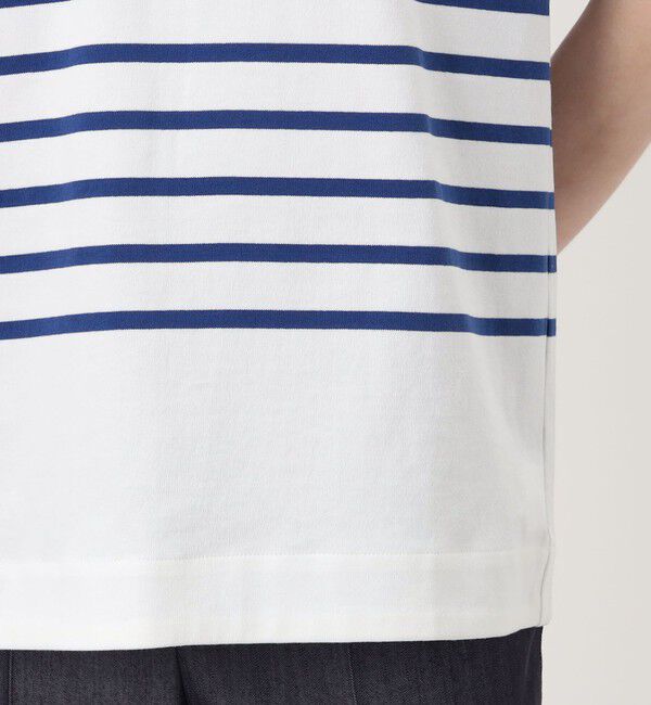 MACPHEE「パネルボーダー ノースリーブプルオーバー」|Tシャツ・カットソー|