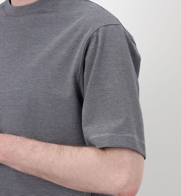 TOMORROWLAND MENS「【接触冷感・吸水速乾】コットンポリエステルポンチ クルーネックTシャツ」|Tシャツ・カットソー|