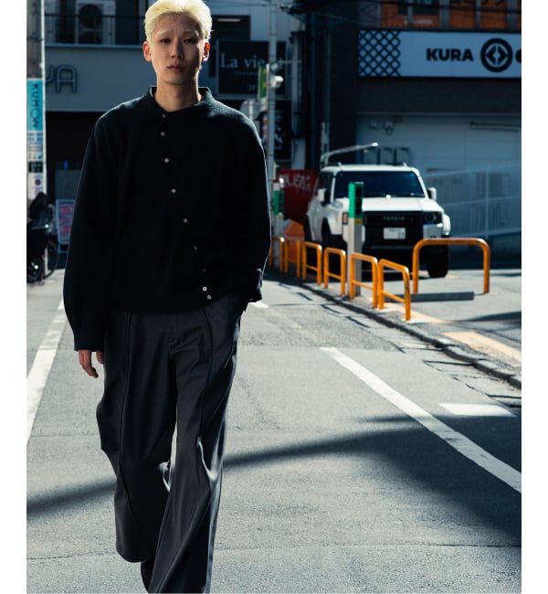 JOINT WORKS「GOAT ESSENCE / ゴートエッセンス CURVED CARDIGAN」|カーディガン|