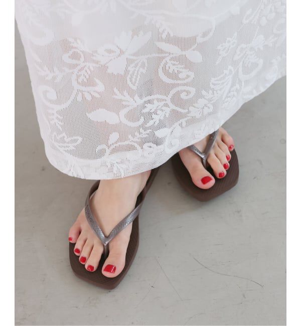 SLOBE IENA「Havaianas/ハワイアナス Slim Square サンダル SLIM  SQUARE4 148301」|サンダル|