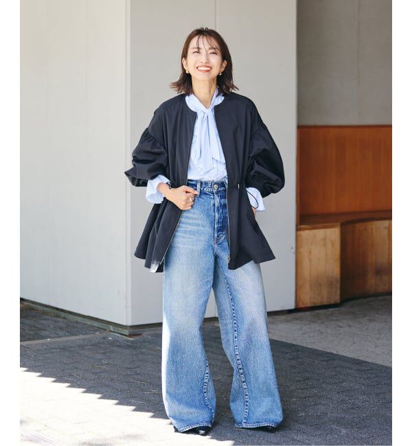 VERMEIL par iena「《WEB限定/追加3予約》ノーカラーギャザーブルゾン」|その他|