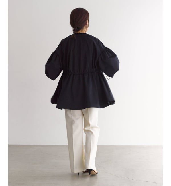 VERMEIL par iena「《WEB限定/追加3予約》ノーカラーギャザーブルゾン」|その他|