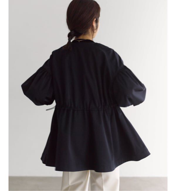 VERMEIL par iena「《WEB限定/追加3予約》ノーカラーギャザーブルゾン」|その他|